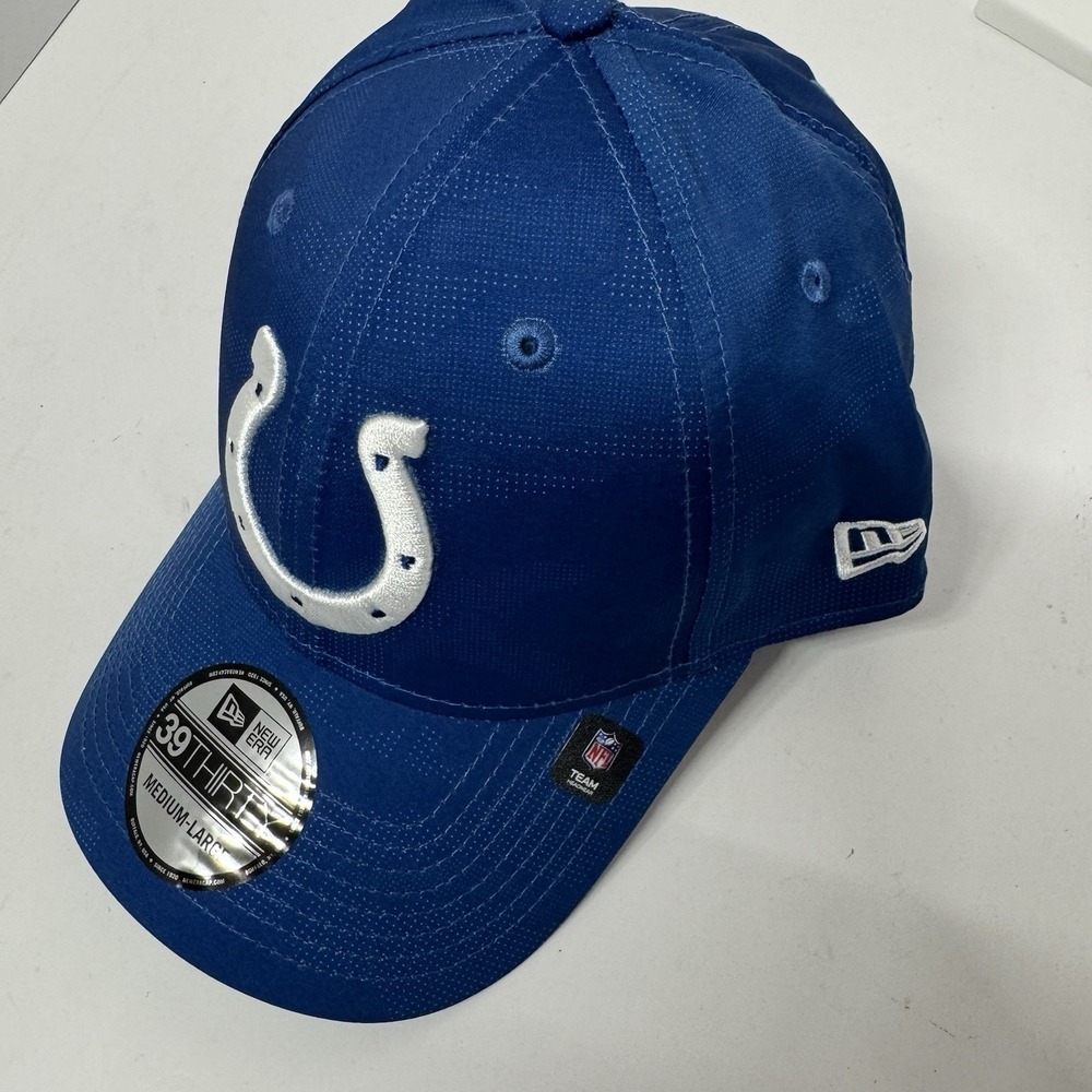 Indianapolis Colts New Era 39THIRTY Fitted Hat Blue M/L NFL